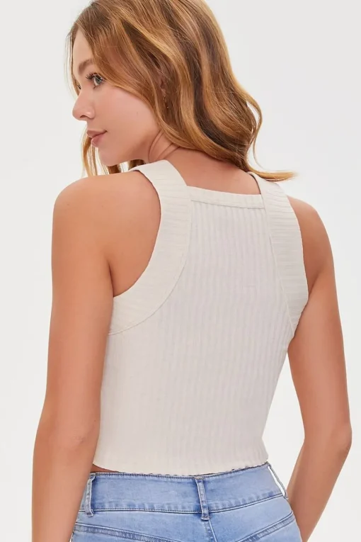 Ribbed Knit Crop Top