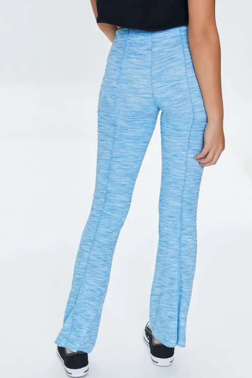Ribbed Knit Space-Dye Pants