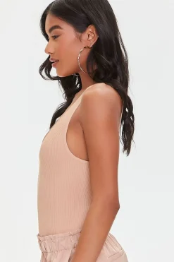 Ribbed Knit Tank Bodysuit