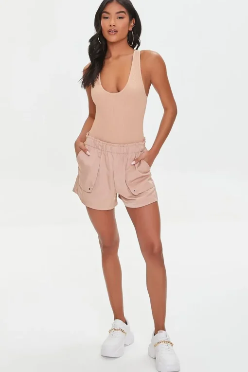 Ribbed Knit Tank Bodysuit