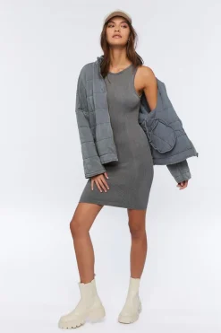 Ribbed Mini Tank Dress