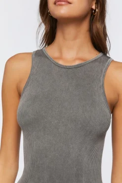 Ribbed Mini Tank Dress