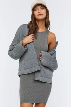 Ribbed Mini Tank Dress