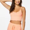 Ribbed Paperbag Pajama Shorts