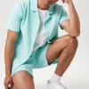 Ribbed Short-Sleeve Shirt