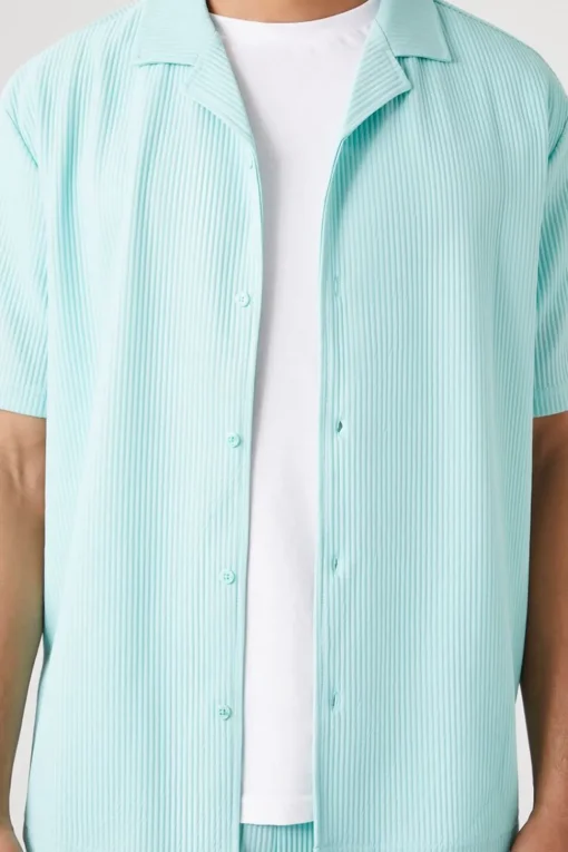 Ribbed Short-Sleeve Shirt