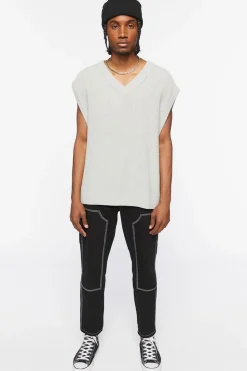 Ribbed Sweater Vest
