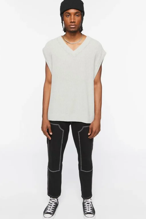 Ribbed Sweater Vest