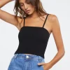 Ribbed Sweater-Knit Cami