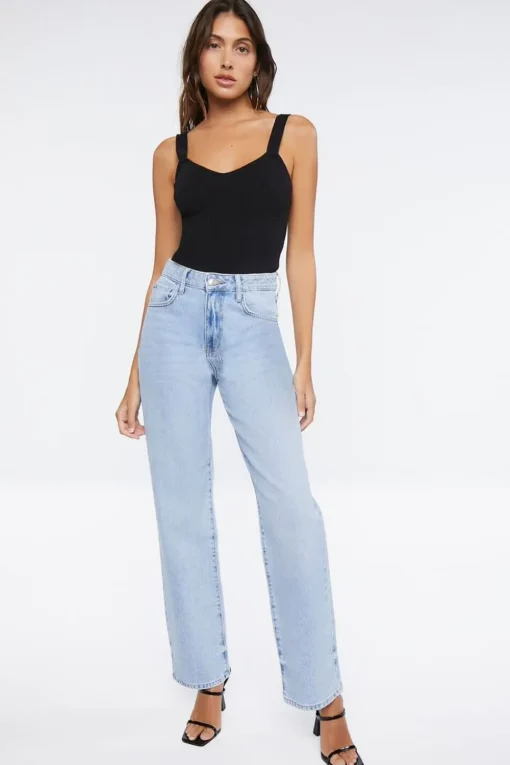 Ribbed Sweater-Knit Top
