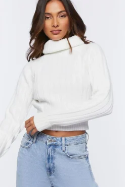 Ribbed Turtleneck Sweater
