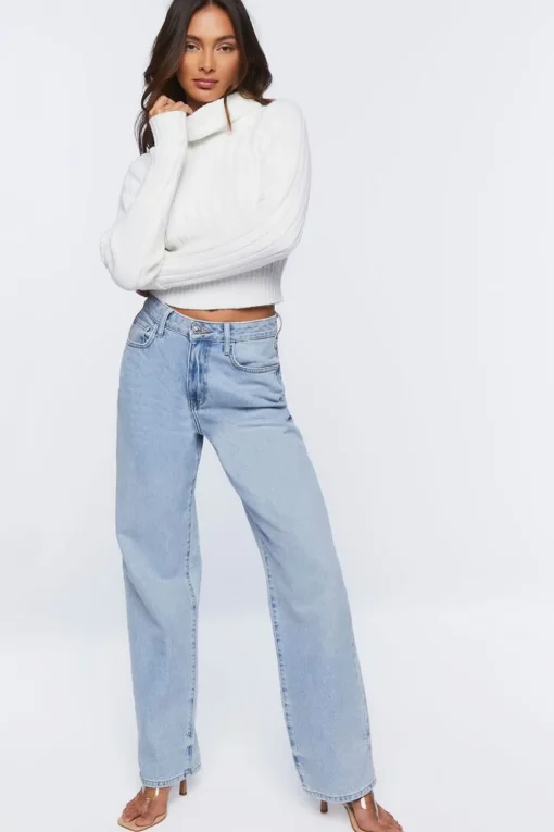 Ribbed Turtleneck Sweater