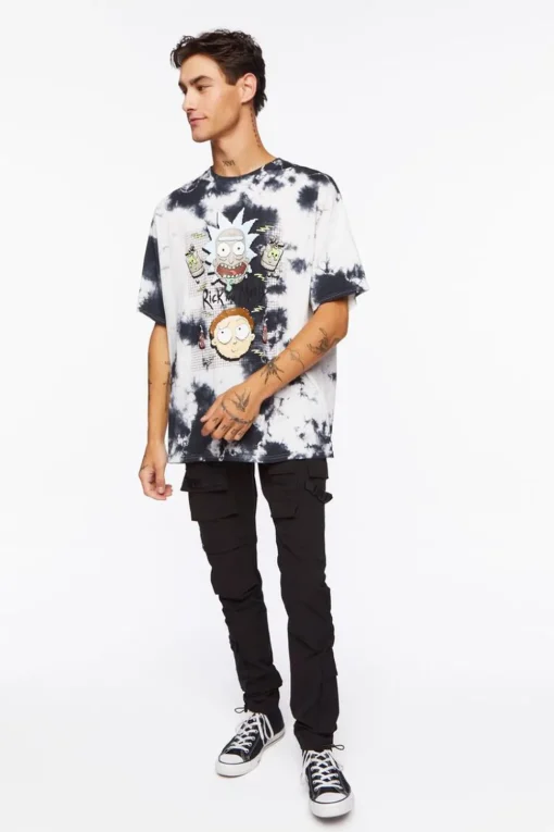 Rick & Morty Tie-Dye Graphic Tee