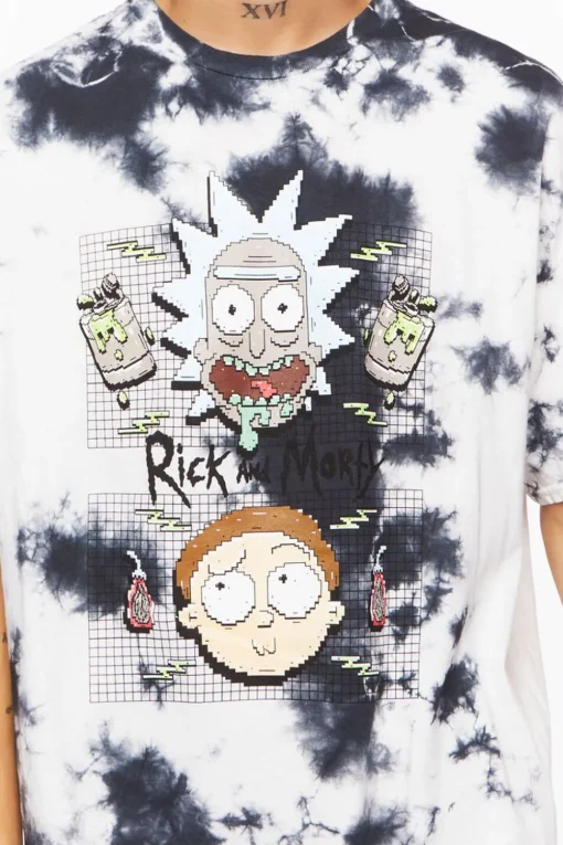 Rick & Morty Tie-Dye Graphic Tee