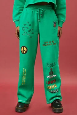 Ron Bass Embroidered Sweatpants