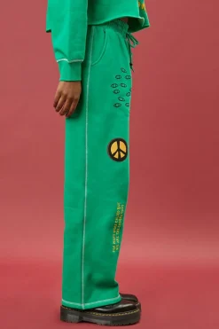 Ron Bass Embroidered Sweatpants