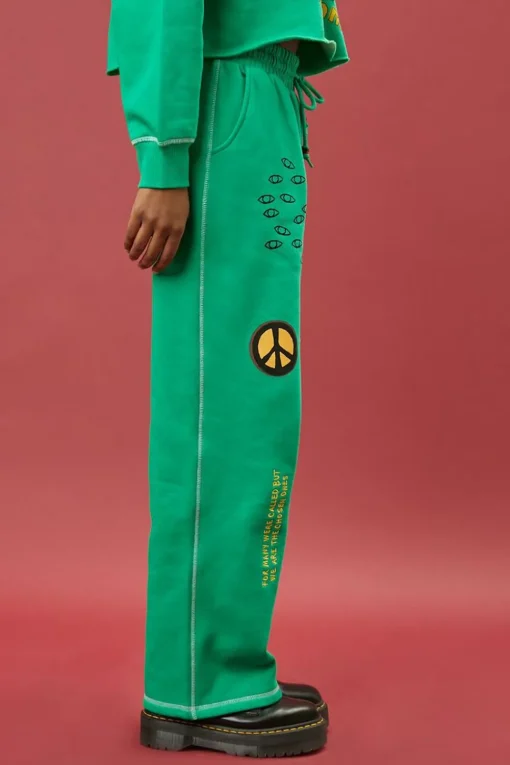 Ron Bass Embroidered Sweatpants