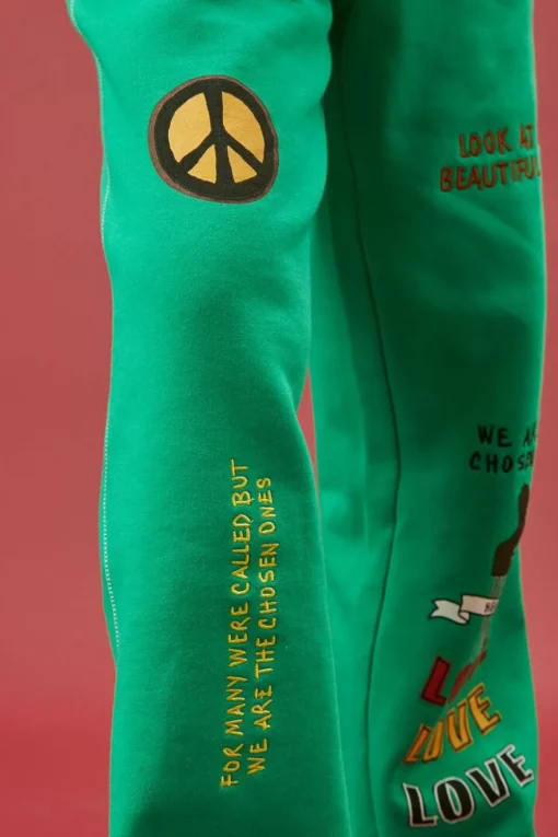 Ron Bass Embroidered Sweatpants