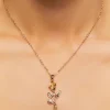 Rose Pendant Necklace