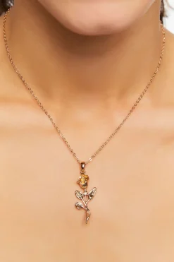 Rose Pendant Necklace