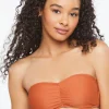 Ruched Bandeau Bikini Top