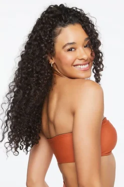 Ruched Bandeau Bikini Top