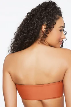 Ruched Bandeau Bikini Top
