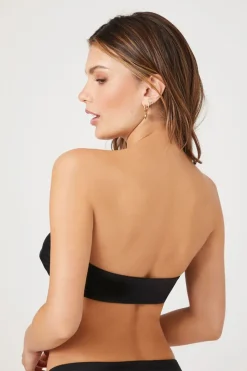 Ruched Bandeau Bikini Top