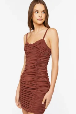 Ruched Bodycon Mini Dress