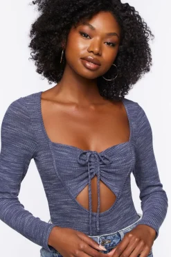Ruched Cutout Bodysuit