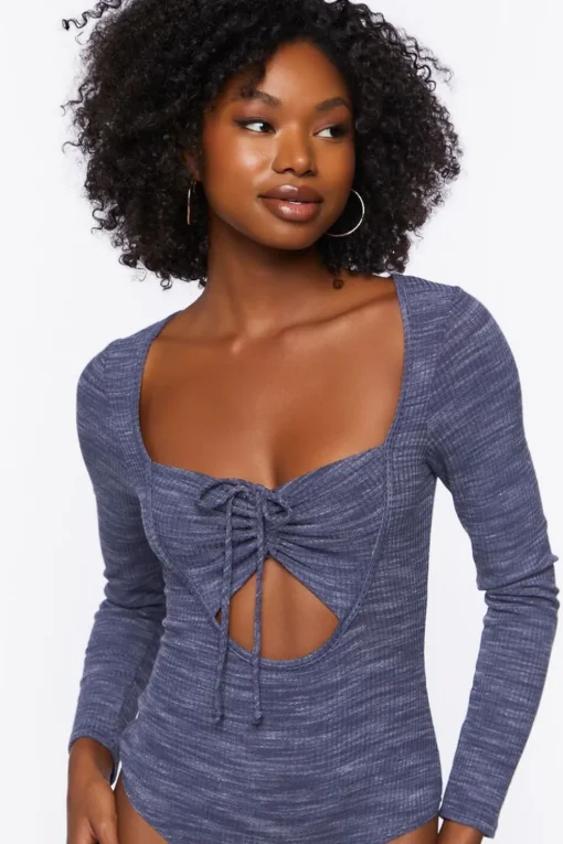Ruched Cutout Bodysuit
