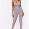 Ruched Cutout Jumpsuit