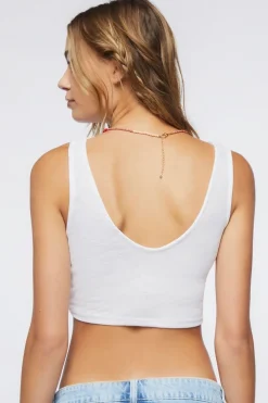 Ruched Drawstring Crop Top