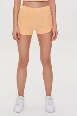 Ruched Drawstring Shorts
