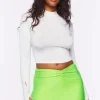 Ruched Mini Skirt