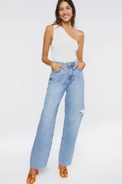 Ruched One-Shoulder Bodysuit