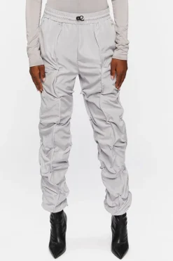 Ruched Toggle Drawstring Joggers