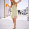 Ruffled Cami Mini Dress