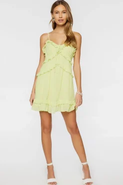 Ruffled Cami Mini Dress