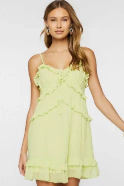 Ruffled Cami Mini Dress