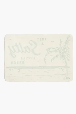 Salty Little Beach Bath Mat