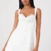 Satin & Lace Mini Dress