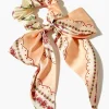 Satin Bow Tie Scrunchie