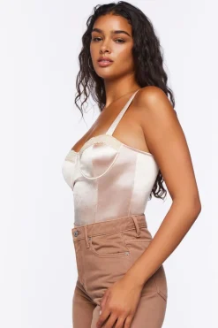 Satin Bustier Bodysuit