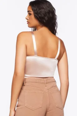 Satin Bustier Bodysuit