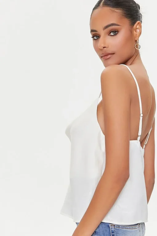 Satin Cowl Cami