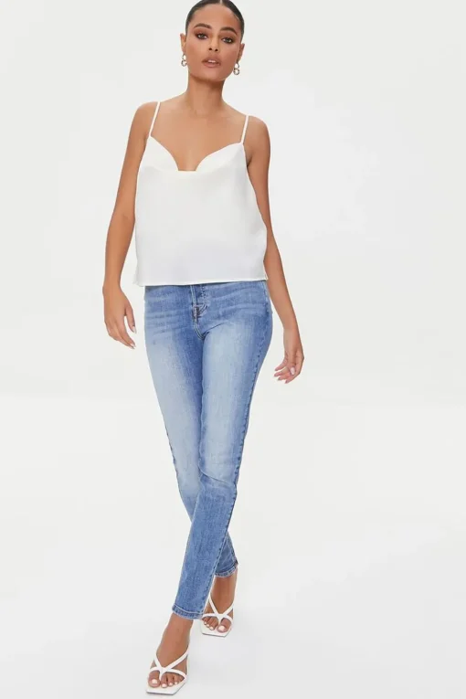 Satin Cowl Cami