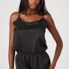 Satin Lingerie Romper