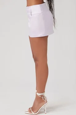 Satin Mini Skirt