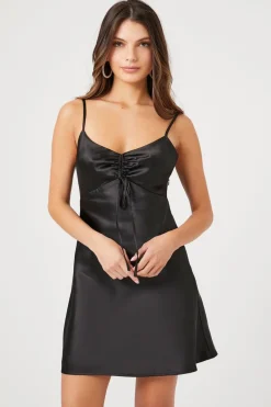 Satin Slip Mini Dress